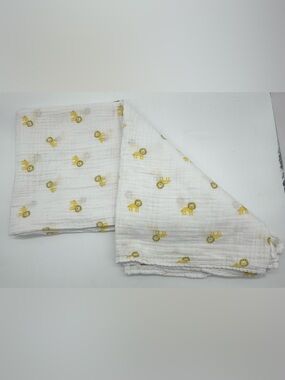 Nordstrom Giraffe and Elephant Swaddle Blankets